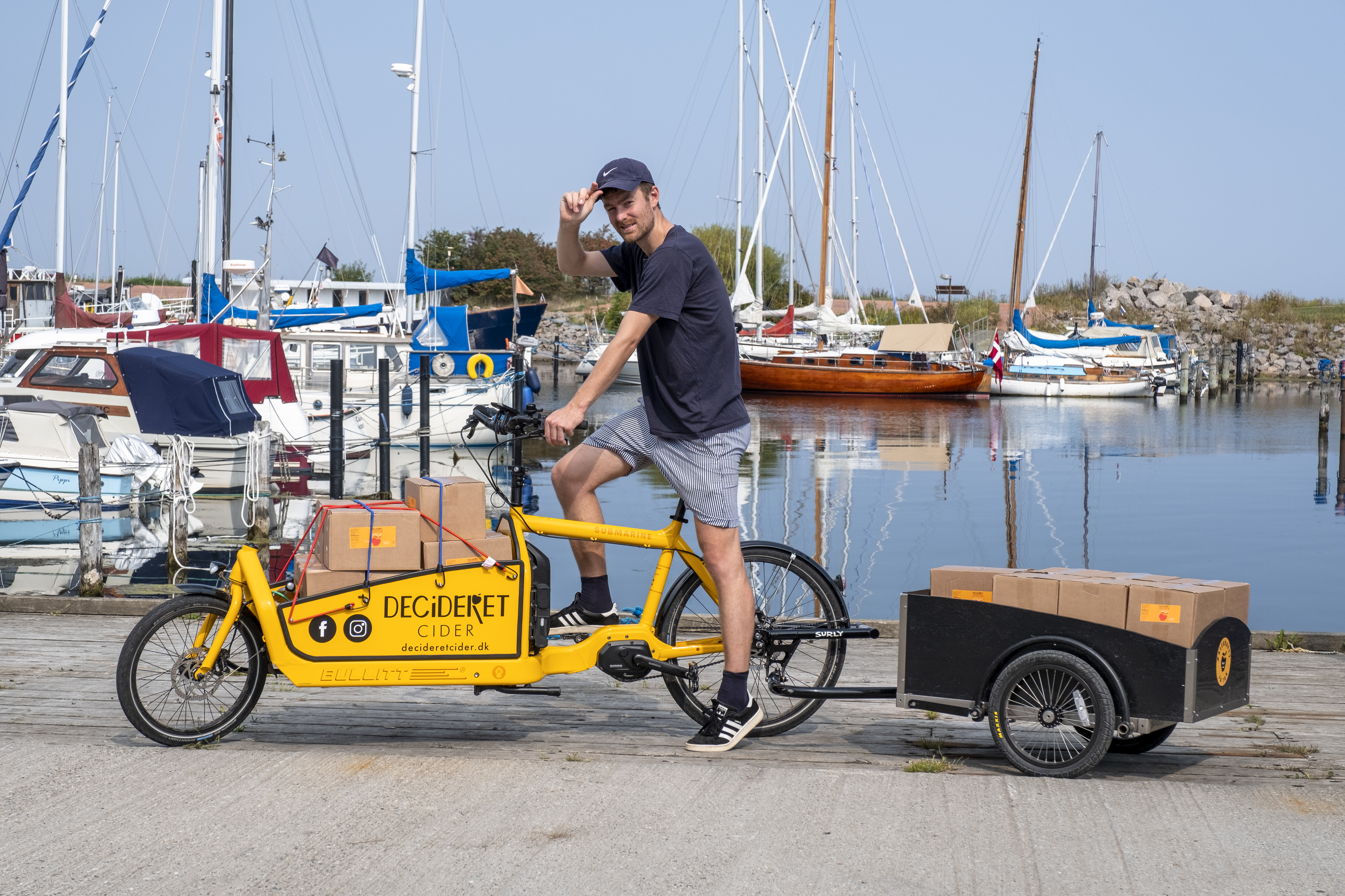 Decideret Cider bringer cider ud med ladcykel